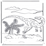 Раскраски с животными - Динозавр 1