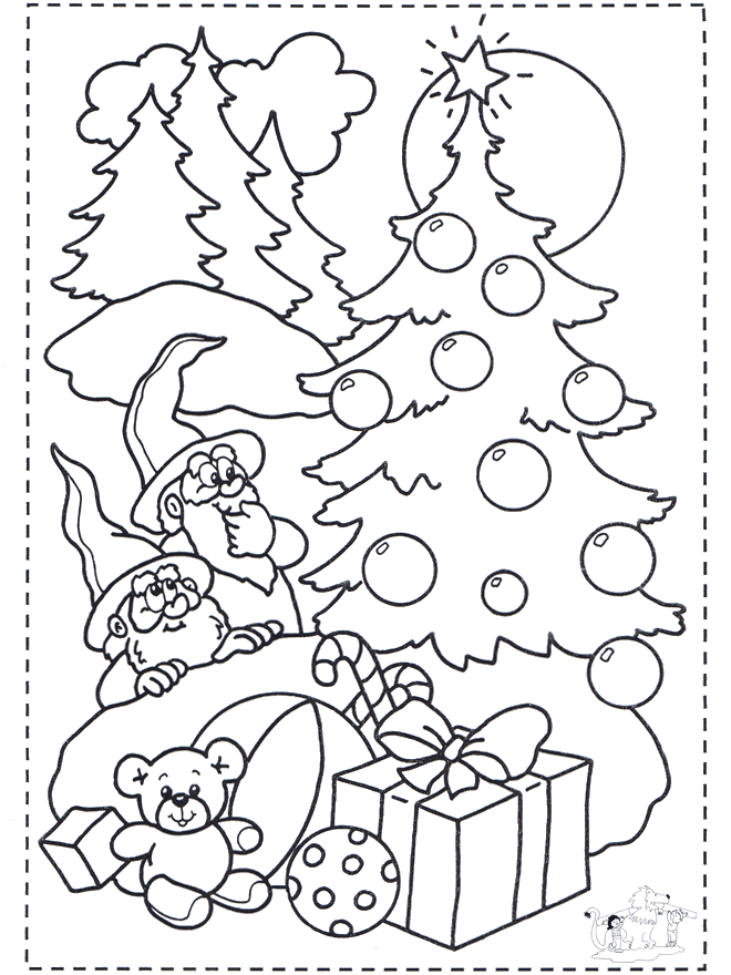 Гномы и елка - Рождественское рукоделие