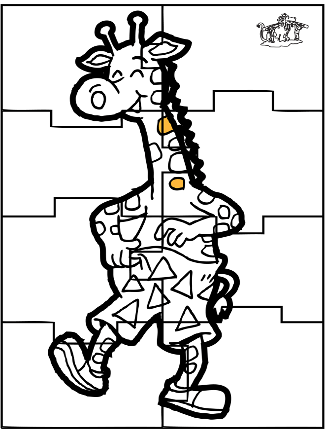 Головоломки жирафа - Головоломка