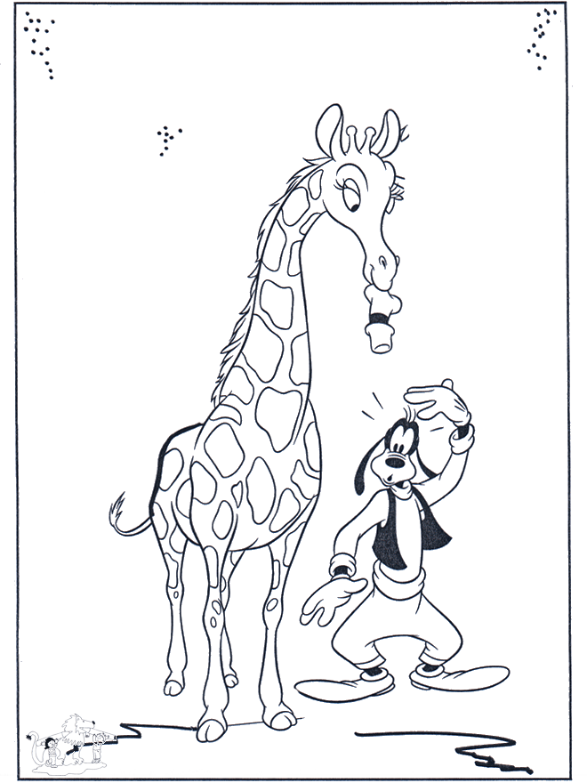 Гуфи и жираф - Дисней