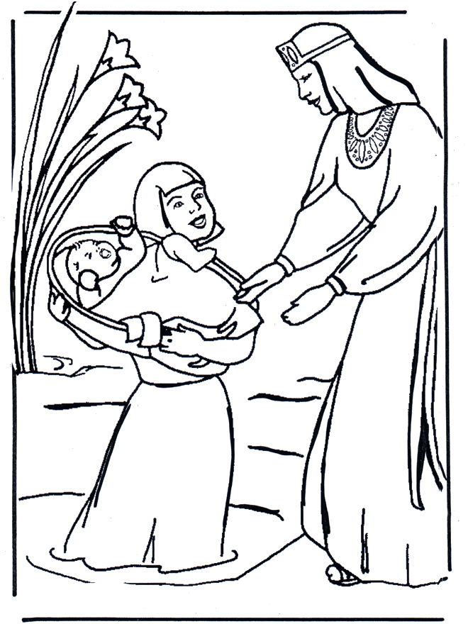 Картинка с Моисеем - Ветхий Завет