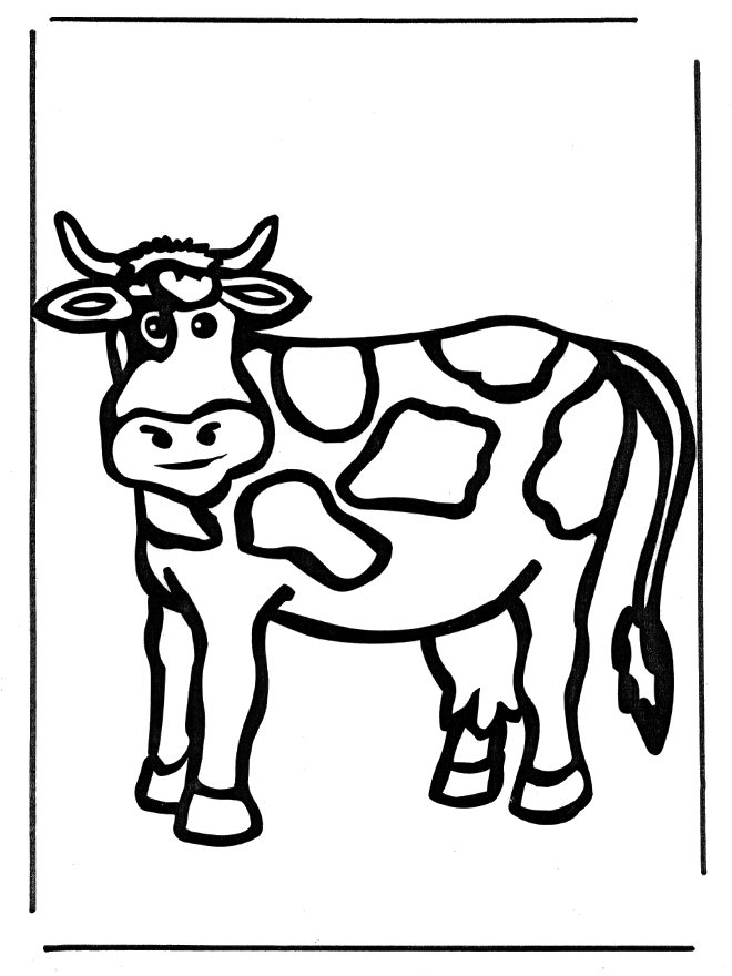 Корова 1 - Животные дома и на ферме