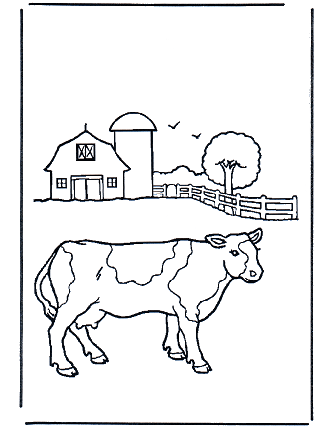 Корова - На ферме