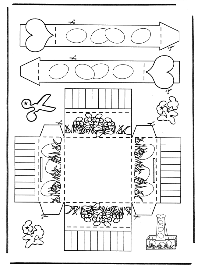 Корзинка с яйцами