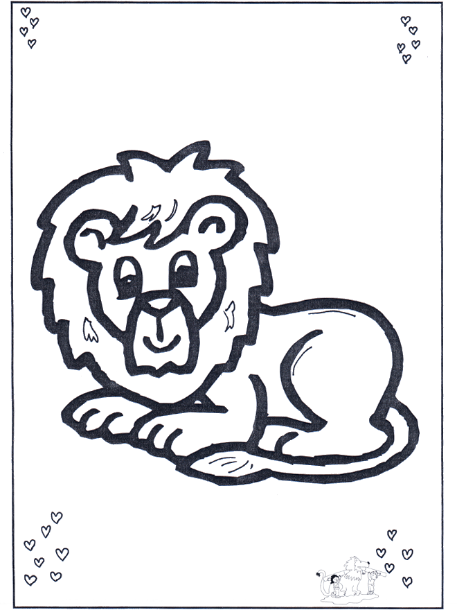 Лежащий лев
