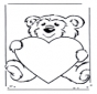 Медведь с сердечком