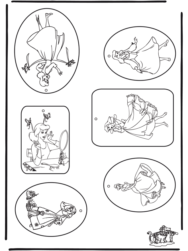 Наклейка Подарок - Золушка - Чертежи