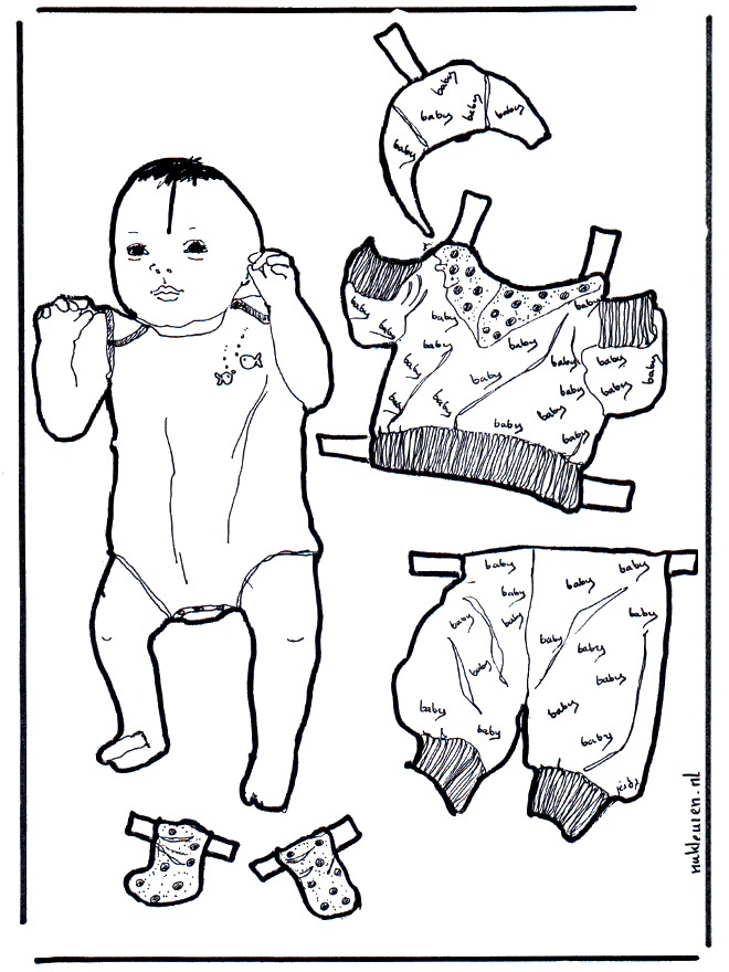 Одежда для младенца - Куклы для одевания