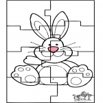 Темы - Пасхальный заяц - головоломка 3