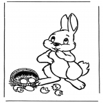Темы - Пасхальный заяц с яйцами 1
