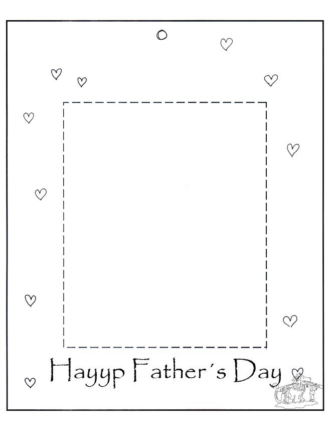 Рамка для фото в день отца - День отцов