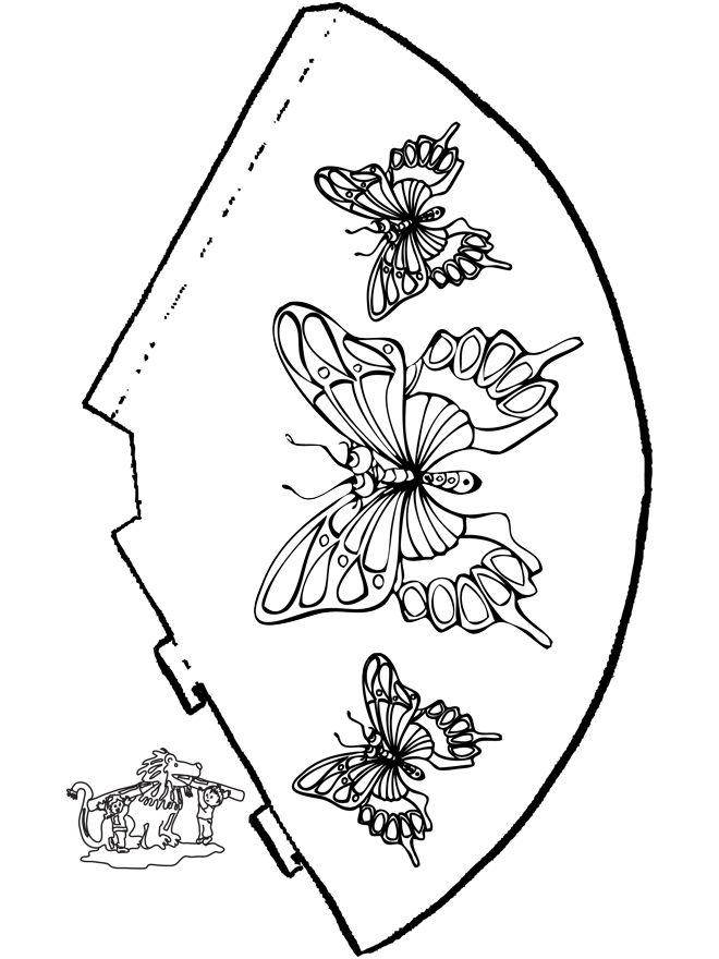 Шапка с бабочкой 2