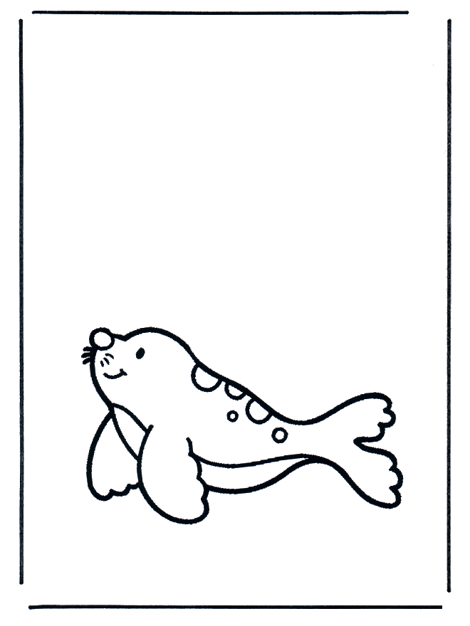 Тюлень 1 - Водоплавающие животные
