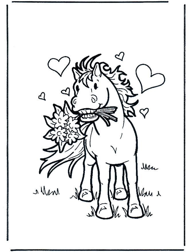 Влюбленная лошадь - Лошади