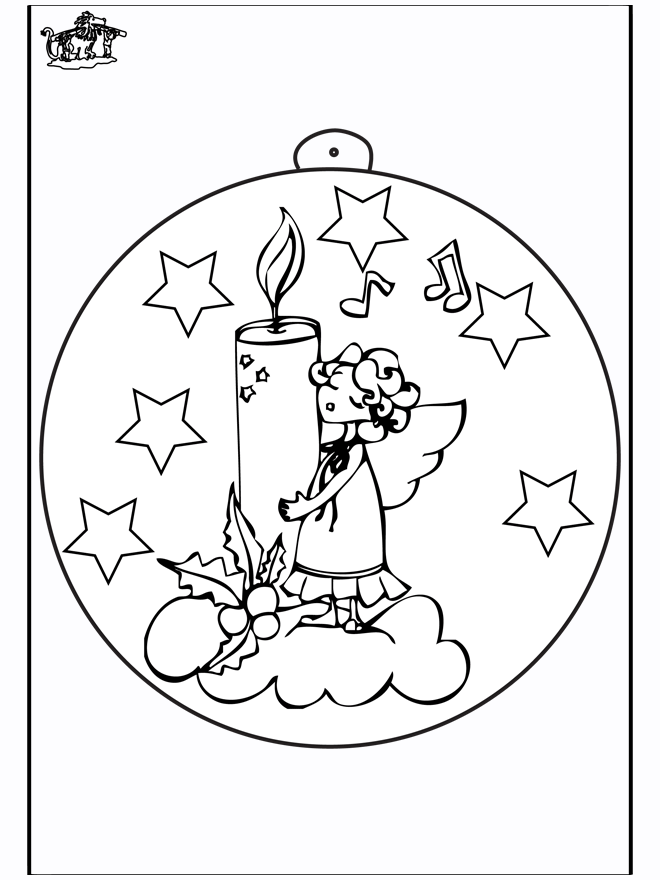 Ёлочный шар - Свеча - Рождественское рукоделие